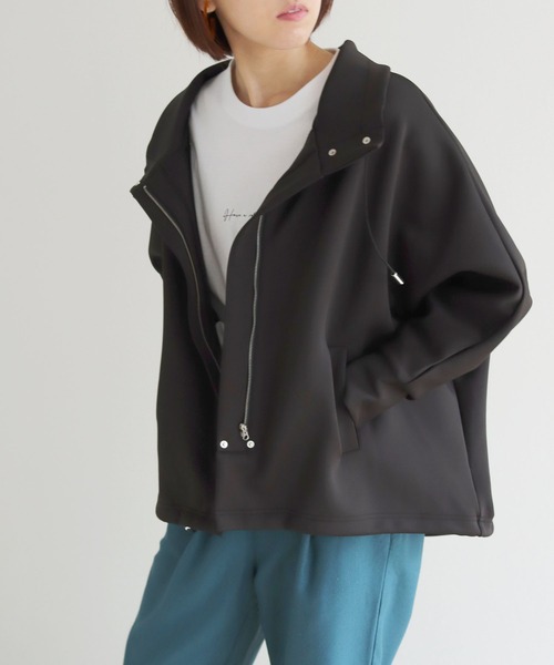 vingtrois（バントロア）の「【vingtrois】ダンボールドルマンスリーブブルゾン（ブルゾン・レディース・カーキ/ベージュ/ブラック・M）」の17枚目の写真