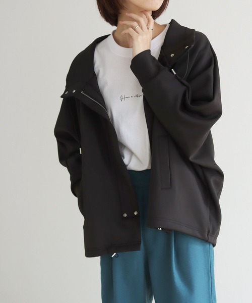 vingtrois（バントロア）の「【vingtrois】ダンボールドルマンスリーブブルゾン（ブルゾン・レディース・カーキ/ベージュ/ブラック・M）」の8枚目の写真