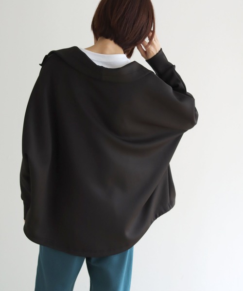 vingtrois（バントロア）の「【vingtrois】ダンボールドルマンスリーブブルゾン（ブルゾン・レディース・カーキ/ベージュ/ブラック・M）」の12枚目の写真