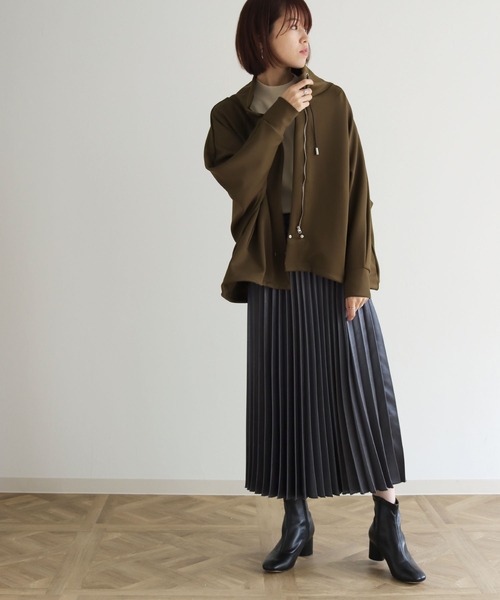 vingtrois（バントロア）の「【vingtrois】ダンボールドルマンスリーブブルゾン（ブルゾン・レディース・カーキ/ベージュ/ブラック・M）」の11枚目の写真