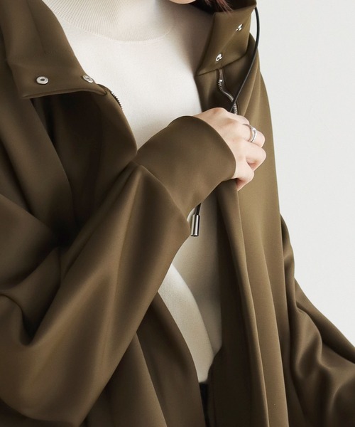 vingtrois（バントロア）の「【vingtrois】ダンボールドルマンスリーブブルゾン（ブルゾン・レディース・カーキ/ベージュ/ブラック・M）」の20枚目の写真