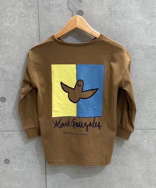 ムラサキスポーツ by 花音（ムラサキスポーツバイカノン）の「花音ｘムラサキスポーツ MarkGonzales/マークゴンザレス キッズ バックプリントロンT 47210927（Tシャツ/カットソー・キッズ・ブラック/ホワイト/ブラウン/グリーン・120cm/100cm/110cm/140cm/130cm/150cm/160cm）」の3枚目の写真