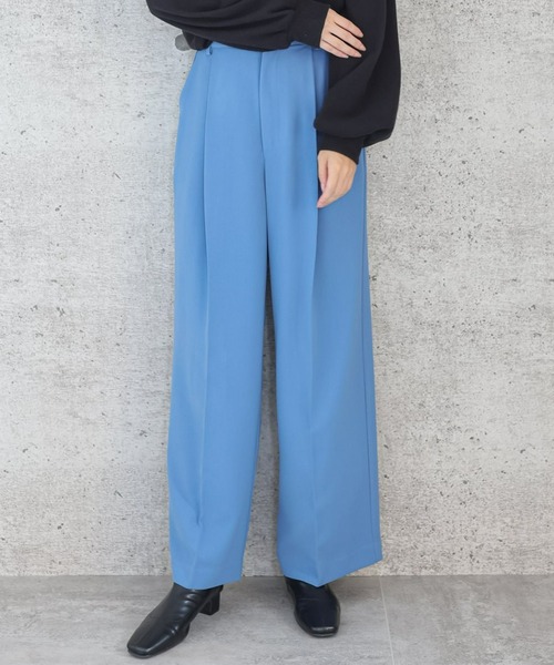 ワイドストレートパンツ