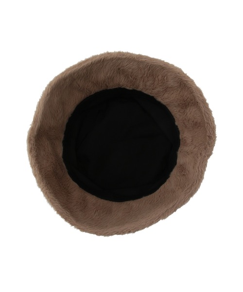 VIS(ビス)の「ふわふわフェイクファーバケットハット(ハット・レディース・ブラック/ベージュ系その他・FREE)」の7枚目の写真