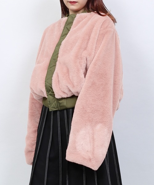 PUNYUS（プニュズ）の「リバーシブルMA-1（MA-1・レディース・カーキ/ブラック/グレー・1/3/4/2）」の8枚目の写真