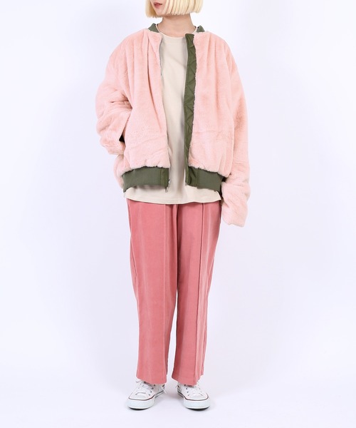 PUNYUS（プニュズ）の「リバーシブルMA-1（MA-1・レディース・カーキ/ブラック/グレー・1/3/4/2）」の10枚目の写真