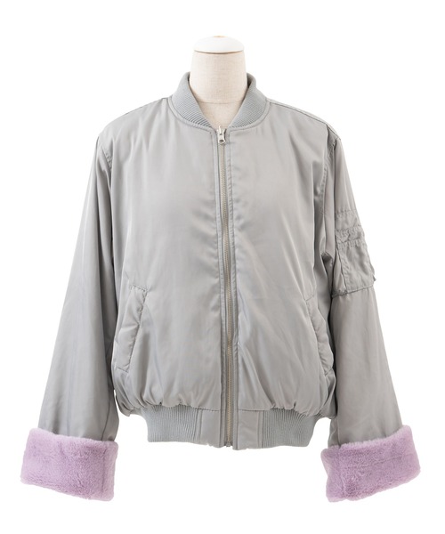 PUNYUS（プニュズ）の「リバーシブルMA-1（MA-1・レディース・カーキ/ブラック/グレー・1/3/4/2）」の11枚目の写真