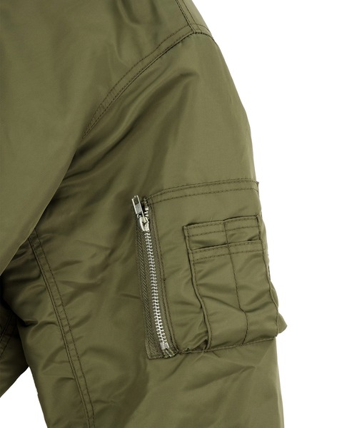 PUNYUS（プニュズ）の「リバーシブルMA-1（MA-1・レディース・カーキ/ブラック/グレー・1/3/4/2）」の16枚目の写真