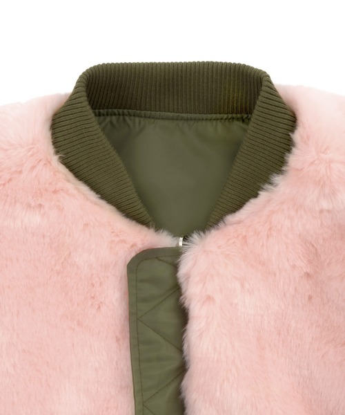 PUNYUS（プニュズ）の「リバーシブルMA-1（MA-1・レディース・カーキ/ブラック/グレー・1/3/4/2）」の20枚目の写真