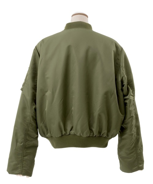 PUNYUS（プニュズ）の「リバーシブルMA-1（MA-1・レディース・カーキ/ブラック/グレー・1/3/4/2）」の21枚目の写真