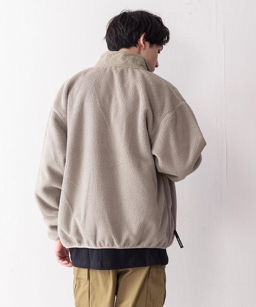 BEN DAVIS（ベンデイビス）の「【BEN DAVIS／ベンデイビス】ヘビーフリーススタンドジャケット　ユニセックス（ブルゾン・メンズ・イエロー/ベージュ/パープル/グリーン・MEDIUM/LARGE/X-LARGE）」の18枚目の写真