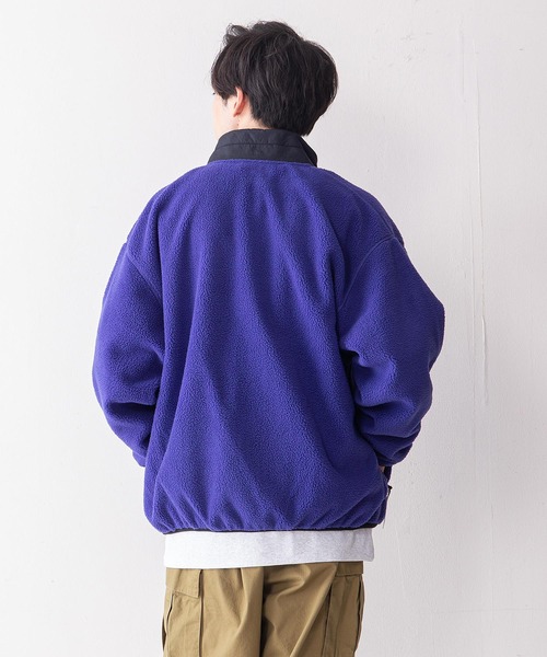 BEN DAVIS（ベンデイビス）の「【BEN DAVIS／ベンデイビス】ヘビーフリーススタンドジャケット　ユニセックス（ブルゾン・メンズ・イエロー/ベージュ/パープル/グリーン・MEDIUM/LARGE/X-LARGE）」の12枚目の写真