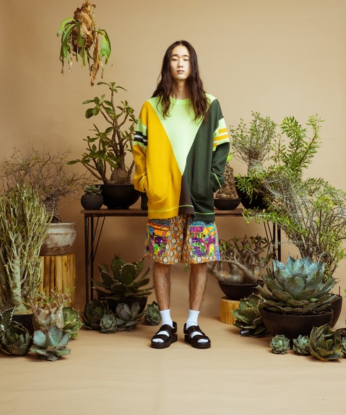 masterkey（マスターキー）の「masterkey マスターキー / PALETE ビッグシルエットパレットカラーコットンニット / MK22S-K-12（ニット/セーター・メンズ・ブラック系その他/ホワイト系その他/イエロー系その他・1/2）」の7枚目の写真