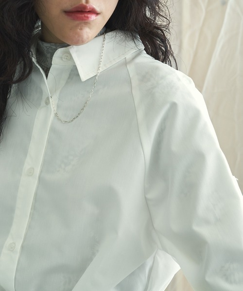 VACANCY(ヴァカンシー)の「マルチウェイショルダーカラーシャツ(シャツ/ブラウス・レディース・ホワイト/グリーン/ピンク・FREE)」の10枚目の写真