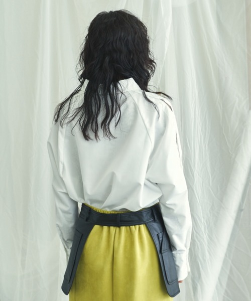 VACANCY(ヴァカンシー)の「マルチウェイショルダーカラーシャツ(シャツ/ブラウス・レディース・ホワイト/グリーン/ピンク・FREE)」の7枚目の写真