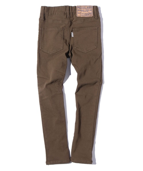 F.O.KIDS(エフオーキッズ)の「F.O.KIDS/エフオーキッズ あったかアクティブスキニーパンツ ストレッチ あったかパンツ 裏起毛 ウエストゴム(チノパンツ・キッズ・ブラック/カーキ/ダークブルー/キャメル・140/120)」の3枚目の写真