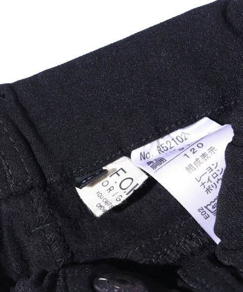 F.O.KIDS(エフオーキッズ)の「F.O.KIDS/エフオーキッズ あったかアクティブスキニーパンツ ストレッチ あったかパンツ 裏起毛 ウエストゴム(チノパンツ・キッズ・ブラック/カーキ/ダークブルー/キャメル・140/120)」の6枚目の写真
