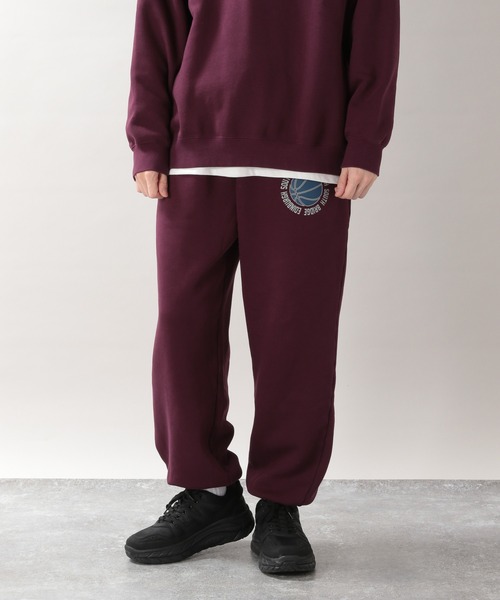 RAGEBLUE(レイジブルー)の「<SIGNAL SPORTS>カレッジプリント裏起毛スウェットパンツ/256476(スウェットパンツ・メンズ・ホワイト/ダークグリーン/ネイビー/グレー/ワインレッド・FREE)」の1枚目の写真