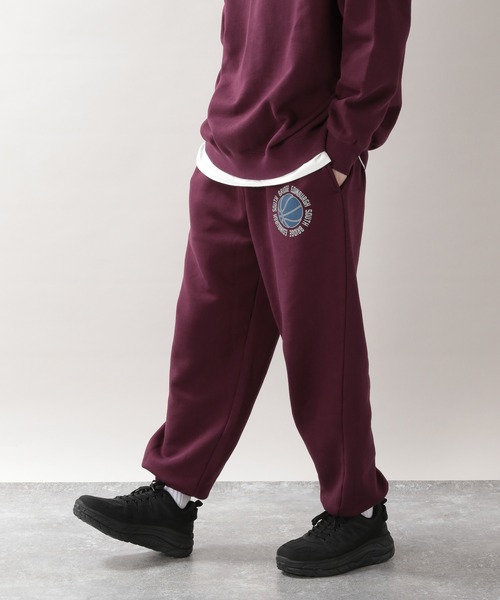 RAGEBLUE(レイジブルー)の「<SIGNAL SPORTS>カレッジプリント裏起毛スウェットパンツ/256476(スウェットパンツ・メンズ・ホワイト/ダークグリーン/ネイビー/グレー/ワインレッド・FREE)」の7枚目の写真