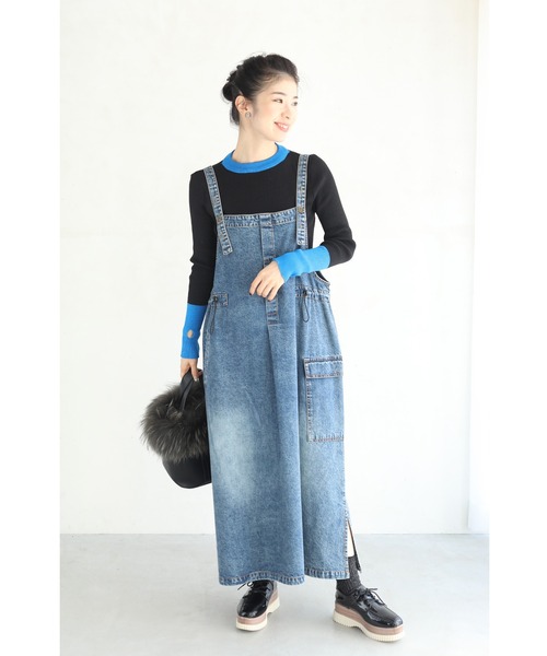 cawaii(カワイイ)の「(黒)手元まで暖かい指穴袖のニットカットソートップス(ニット/セーター・レディース・ブラック・FREE)」の10枚目の写真