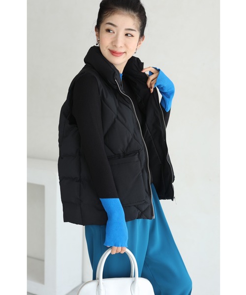 cawaii(カワイイ)の「(黒)手元まで暖かい指穴袖のニットカットソートップス(ニット/セーター・レディース・ブラック・FREE)」の16枚目の写真