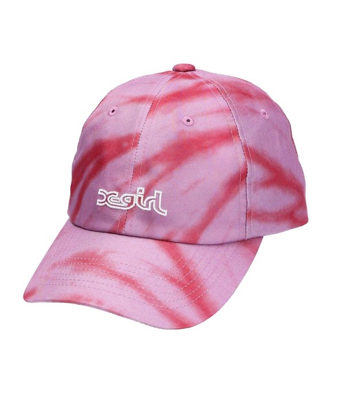X-girl（エックスガール）の「TIE DYE CAP（キャップ・レディース・ホワイト/ブラック/ピンク・ONE SIZE）」の15枚目の写真