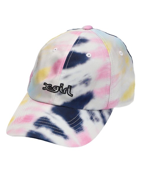X-girl（エックスガール）の「TIE DYE CAP（キャップ・レディース・ホワイト/ブラック/ピンク・ONE SIZE）」の16枚目の写真
