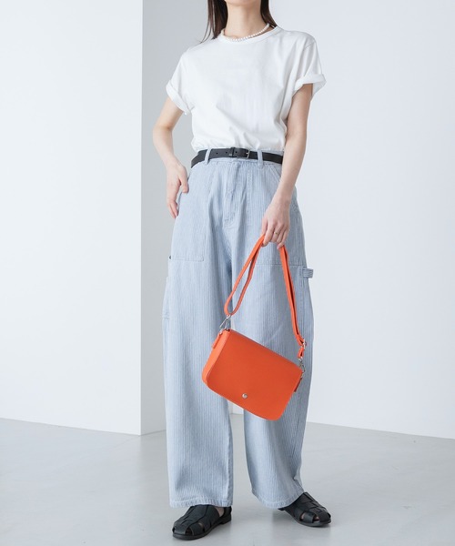 BONLECILL（ボンルシール）の「ツイルカラーハイウエストペインターパンツ（その他パンツ・レディース・ピンク/カーキ/ベージュ/アイボリー/ブルー系/ネイビー系・S/M/L）」の14枚目の写真