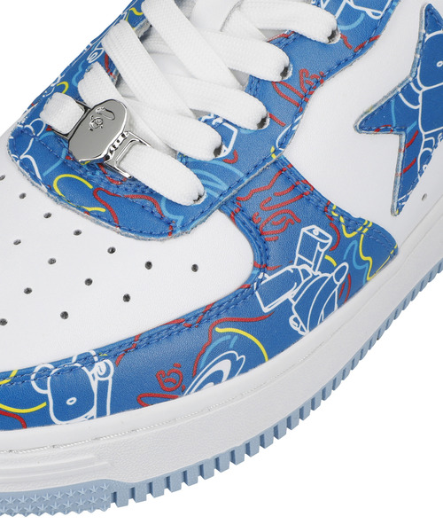 BE@RBRICK（ベアブリック）の「BAPE STA MEDICOM TOY BE@RBRICK CAMO（スニーカー・メンズ・ブルー/ブラック・7/9.5/13/8/10/6/12/8.5/11/9/5）」の10枚目の写真