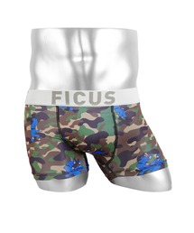FICUS（フィークス）の「フィークス ボクサーパンツ メンズ 日本製 国産 下着 FICUS soldier camo 迷彩 カモ柄（ボクサーパンツ）」