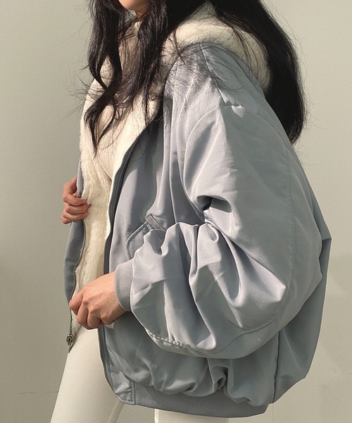 Doula Doula（ドゥーラドゥーラ）の「ファーリバーシブルブルゾン