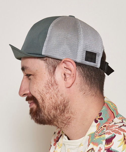 Mighty Shine(マイティシャイン)の「Nylon Mesh Bridge Cap / Mighty Shine SUMMER CAP(キャップ・メンズ・ブラック/ベージュ/グレー・FREE)」の2枚目の写真