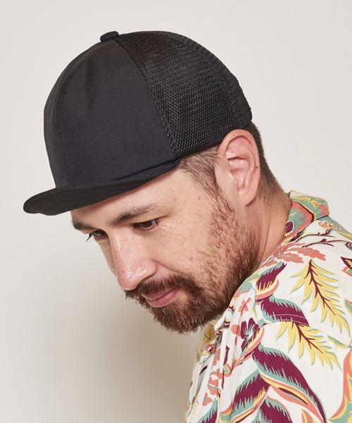 Mighty Shine(マイティシャイン)の「Nylon Mesh Bridge Cap / Mighty Shine SUMMER CAP(キャップ・メンズ・ブラック/ベージュ/グレー・FREE)」の5枚目の写真