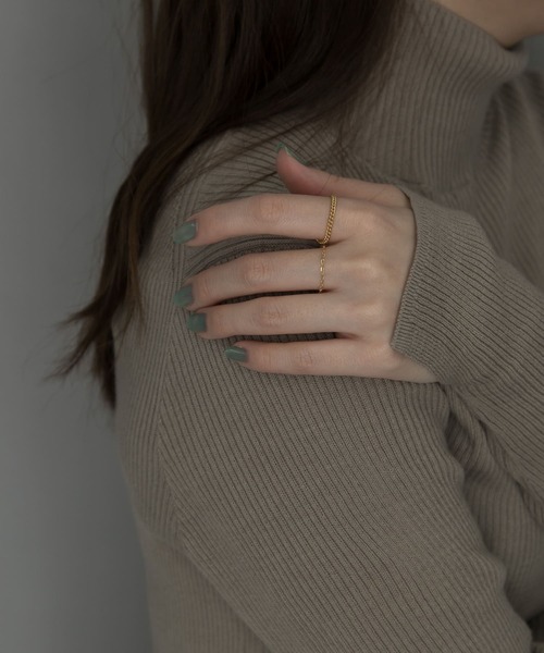 SMELLY(スメリー)の「silver925チェーンセットリング(リング・レディース・ゴールド/シルバー・-)」の3枚目の写真