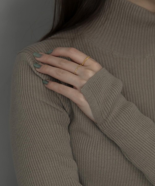 SMELLY(スメリー)の「silver925チェーンセットリング(リング・レディース・ゴールド/シルバー・-)」の8枚目の写真