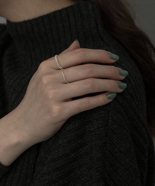 SMELLY(スメリー)の「silver925チェーンセットリング(リング・レディース・ゴールド/シルバー・-)」の6枚目の写真