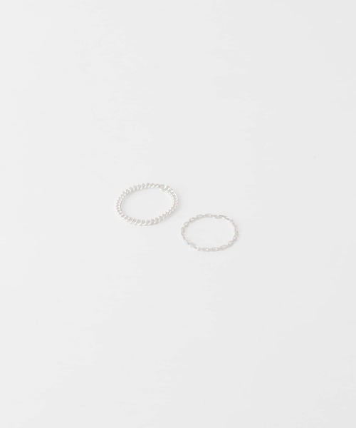 SMELLY(スメリー)の「silver925チェーンセットリング(リング・レディース・ゴールド/シルバー・-)」の5枚目の写真