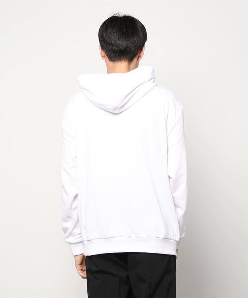 SITRY（シトリー）の「wide silhouette college design sweat hoodie/ワイドシルエット カレッジデザイン スウェット フーディー/パーカー（パーカー・メンズ・グレー系その他/グリーン/ブルー/オフホワイト/杢グレー/ブラック系その他・L/M）」の8枚目の写真