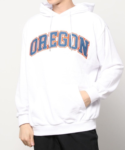 SITRY（シトリー）の「wide silhouette college design sweat hoodie/ワイドシルエット カレッジデザイン スウェット フーディー/パーカー（パーカー・メンズ・グレー系その他/グリーン/ブルー/オフホワイト/杢グレー/ブラック系その他・L/M）」の21枚目の写真