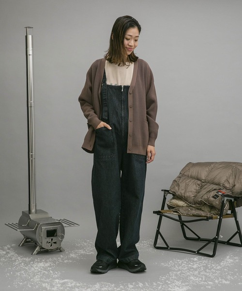 EKAL(エカル)の「EKAL レイクショアニットカーデ(カーディガン/ボレロ・レディース・ブラック/モカ・FREE)」の9枚目の写真