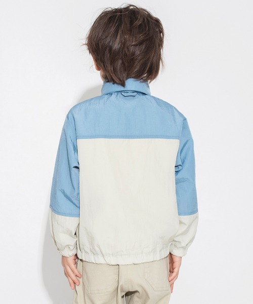 BRANSHES(ブランシェス)の「【撥水加工・フード収納可】ウインドブレーカー(ナイロンジャケット・キッズ・ベージュ/キャメル・90cm/100cm/110cm/120cm/130cm/140cm/150cm)」の12枚目の写真