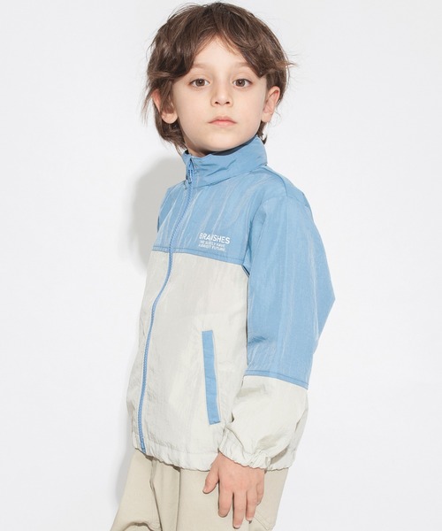 BRANSHES(ブランシェス)の「【撥水加工・フード収納可】ウインドブレーカー(ナイロンジャケット・キッズ・ベージュ/キャメル・90cm/100cm/110cm/120cm/130cm/140cm/150cm)」の19枚目の写真