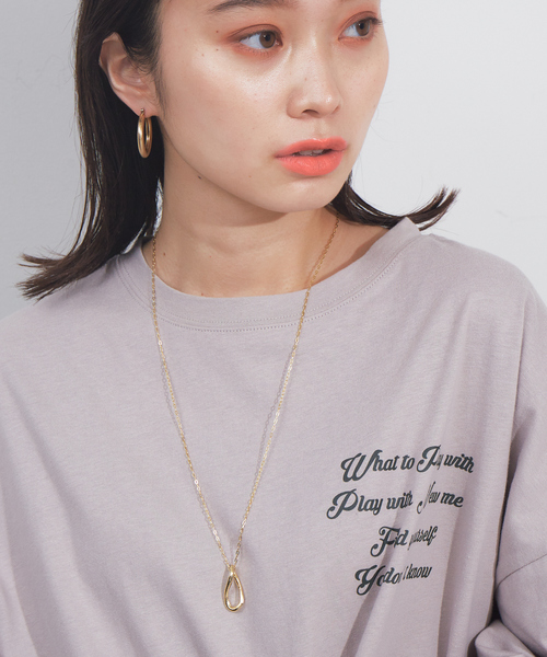 NOMINE（ノミネ）の「ツイストモチーフリングネックレス（ネックレス・レディース・シルバー/ゴールド・フリー）」の8枚目の写真