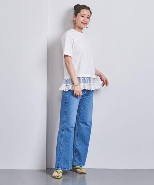 新品　MUVEIL ミュベール　クローバープリントパンツ　38 MUVEIL（ミュベール）の「＜MUVEIL（ミュベール）＞クローバー