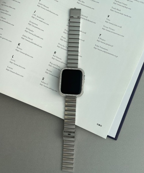 Me%（ミィパーセント）の「AppleWatchスタンダードバンド２【UNISEX】【全サイズ対応】（デジタル腕時計・レディース・ブラック/シルバー/ピンクゴールド・MEDIUM/LARGE）」の6枚目の写真