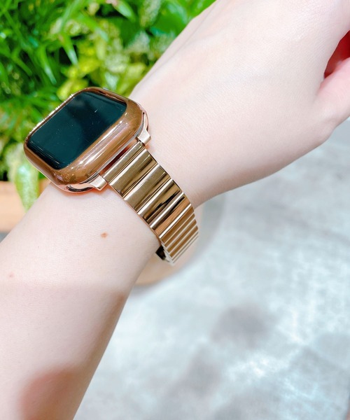 Me%（ミィパーセント）の「AppleWatchスタンダードバンド２【UNISEX】【全サイズ対応】（デジタル腕時計・レディース・ブラック/シルバー/ピンクゴールド・MEDIUM/LARGE）」の13枚目の写真