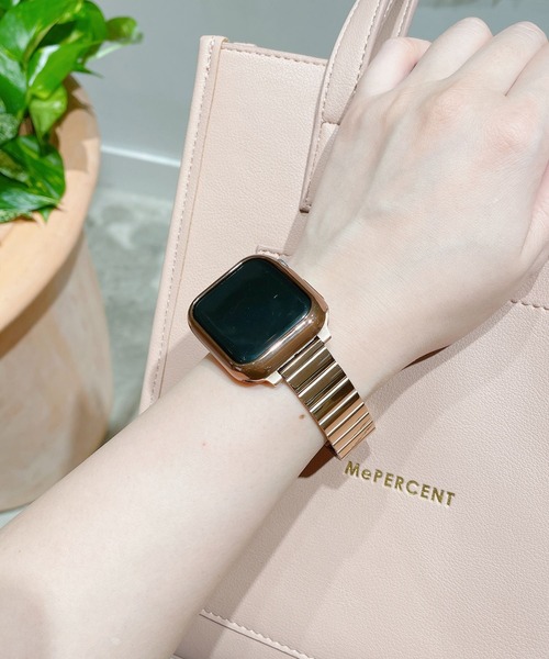 Me%（ミィパーセント）の「AppleWatchスタンダードバンド２【UNISEX】【全サイズ対応】（デジタル腕時計・レディース・ブラック/シルバー/ピンクゴールド・MEDIUM/LARGE）」の14枚目の写真