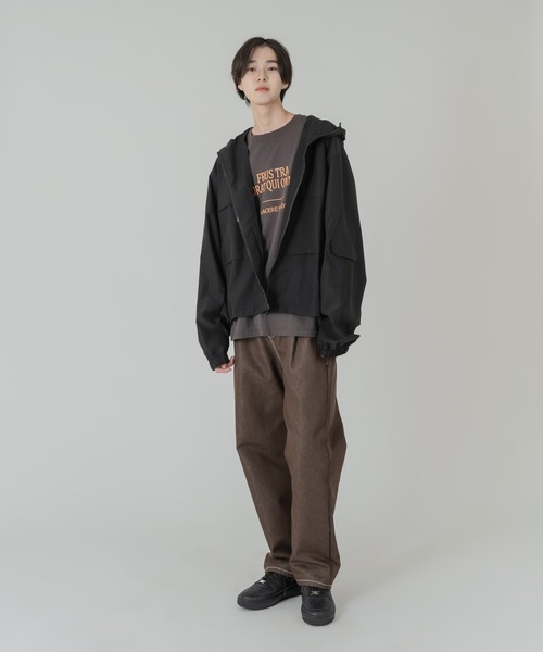 FOLLOWIN（フォロウィン）の「【UNISEX】フード付きナイロン