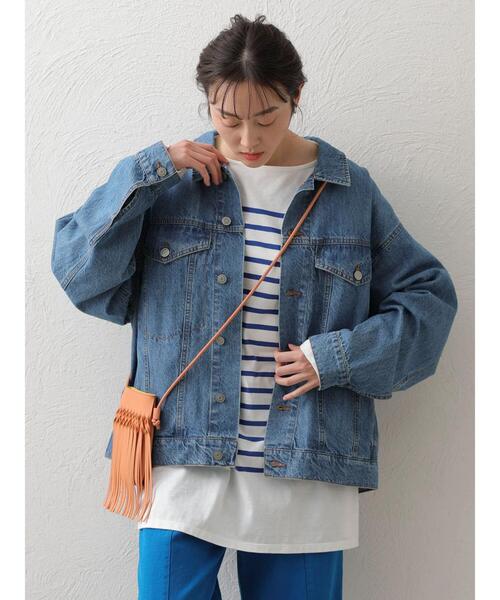 Green Parks(グリーンパークス)の「フリンジミニショルダー*(ショルダーバッグ・レディース・ホワイト/オレンジ/グリーン・FREE)」の6枚目の写真