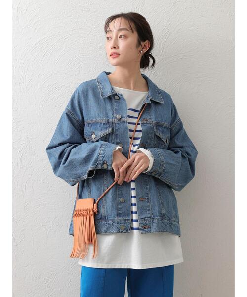 Green Parks(グリーンパークス)の「フリンジミニショルダー*(ショルダーバッグ・レディース・ホワイト/オレンジ/グリーン・FREE)」の7枚目の写真